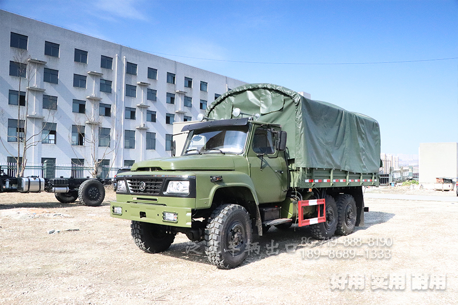 <strong>创新驱动发展，东风六驱尖头EQ2082E6D/240越野卡车底盘改装自卸车</strong>