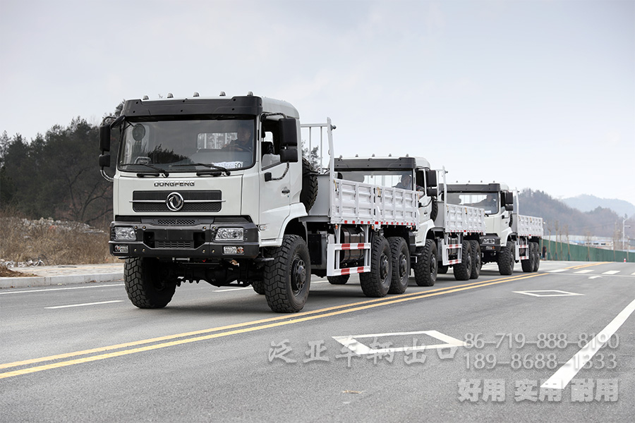 5.5米货箱卡车,新款东风6*6,260马力森林卡车,山地越野卡车,豪华卡车,恶劣路况专用车