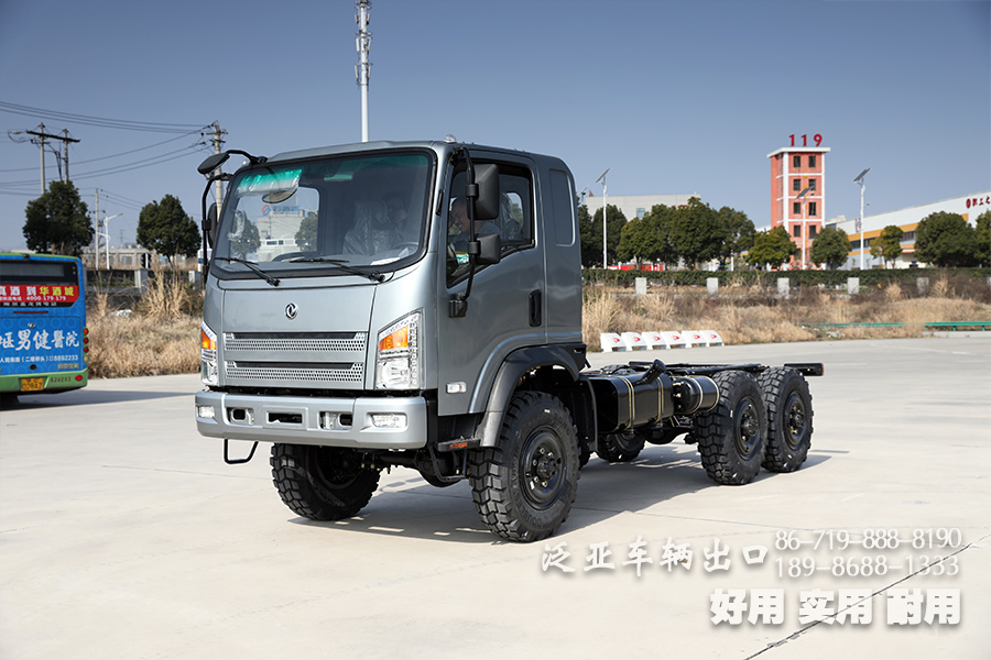 6*6卡车底盘,大马力底盘改装,越野底盘改装,舒适的卡车,驾乘感舒适,平头卡车底盘,山猫越野车