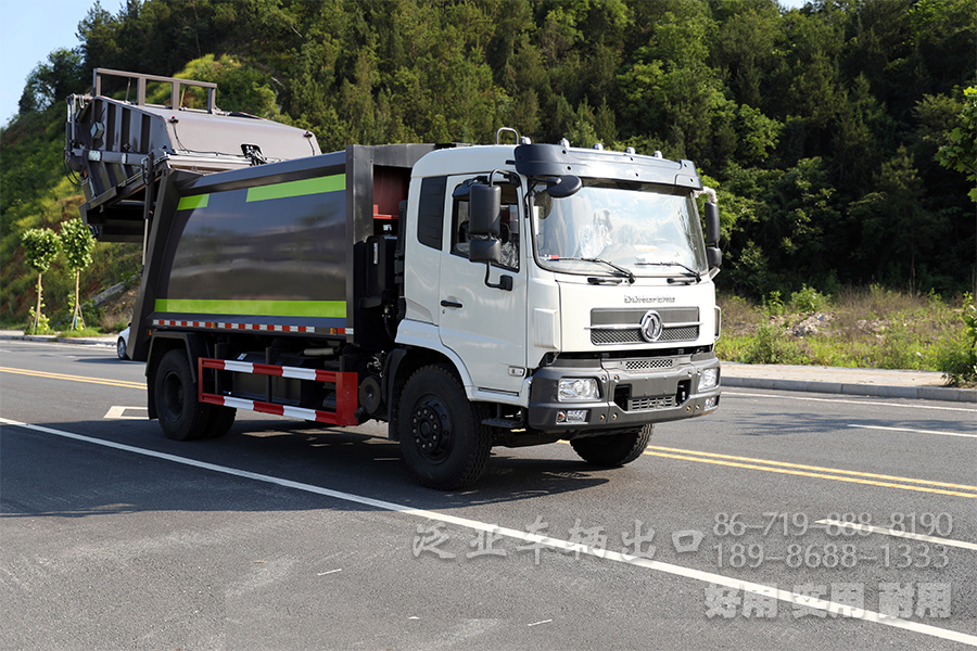 四驱越野底盘、四驱底盘改装、垃圾运输车、14立方垃圾车、轻卡环卫车、多功能垃圾车、4x2垃圾车
