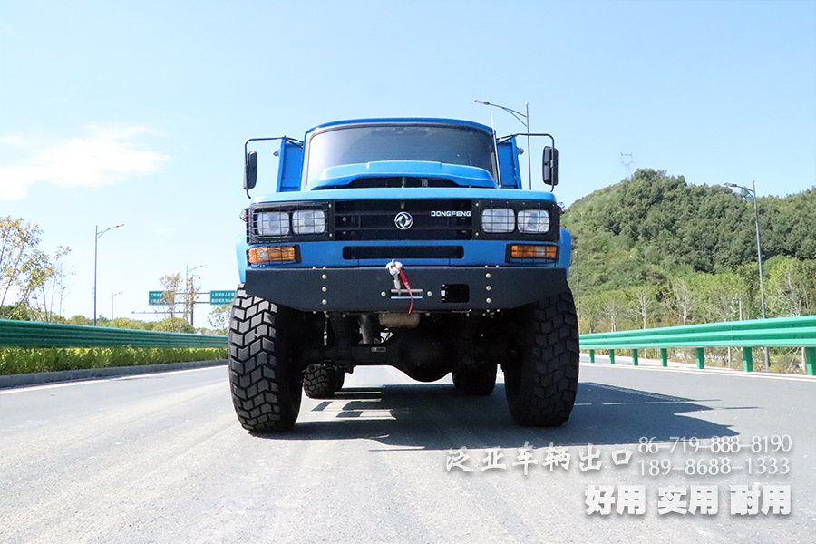 EQ2100自卸汽车,5吨尖头自卸车,东风蓝自卸车,出口车专供,六驱自卸车,6*6公路运输车