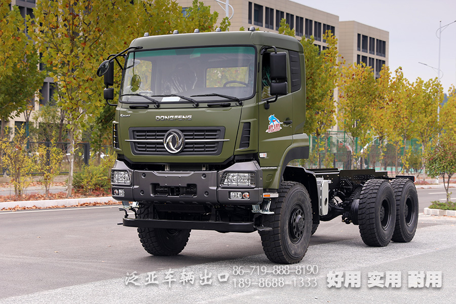 东风全驱,大马力越野底盘,东风运输车底盘,东风450马力底盘,平头卡车改装,卡车改装厂家,6x6平头,运输货车底盘