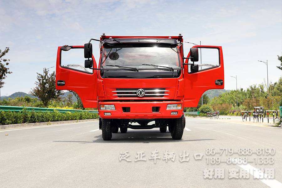 5吨自卸车,东风轻卡自卸,出口专供卡车,东风单排4*2,轻型自卸货车