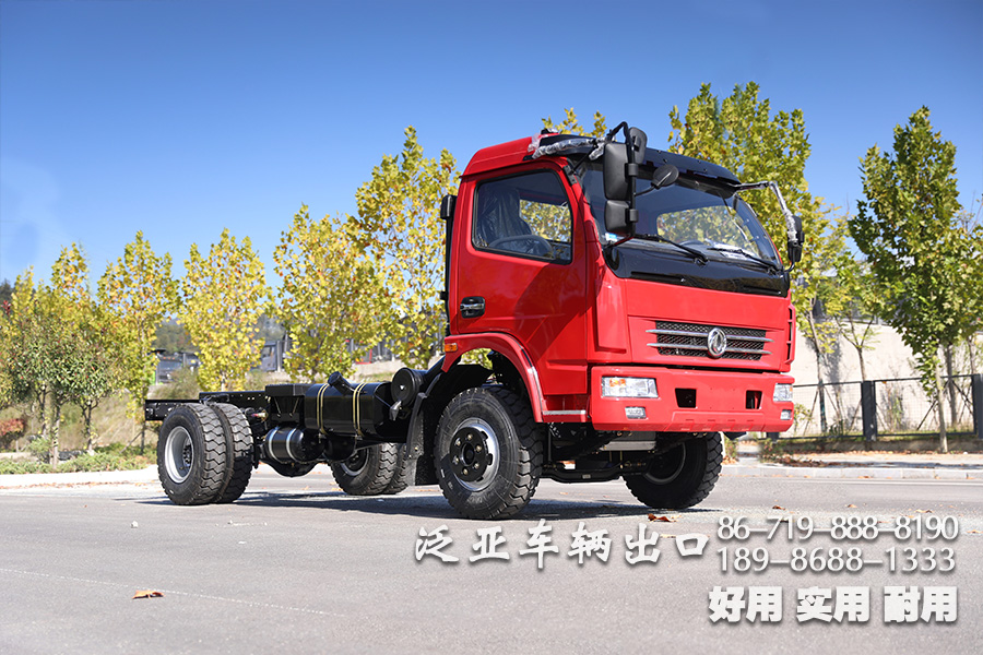 5吨自卸车底盘,东风轻卡自卸底盘,出口专供卡车底盘,东风单排4*2,轻型自卸货车底盘