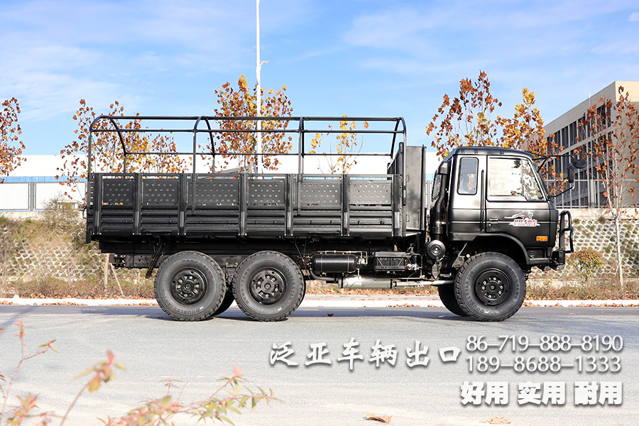  东风六驱一排半驾驶室,EQ2102N,越野底盘,专用车底盘,东风6*6,东风平头底盘,153双排驾驶室,军车底盘,153双排底盘