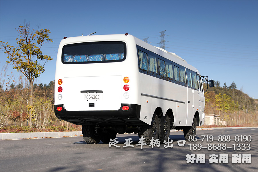 东风六驱客车，越野客车，东风全驱、东风巴士、村村通