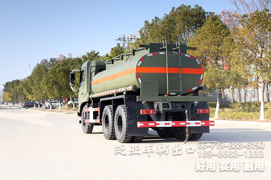 东风6x4、东风6x6、油罐车、加油车、罐式加油车、东风6x4越野油罐车、平头卧铺加油车