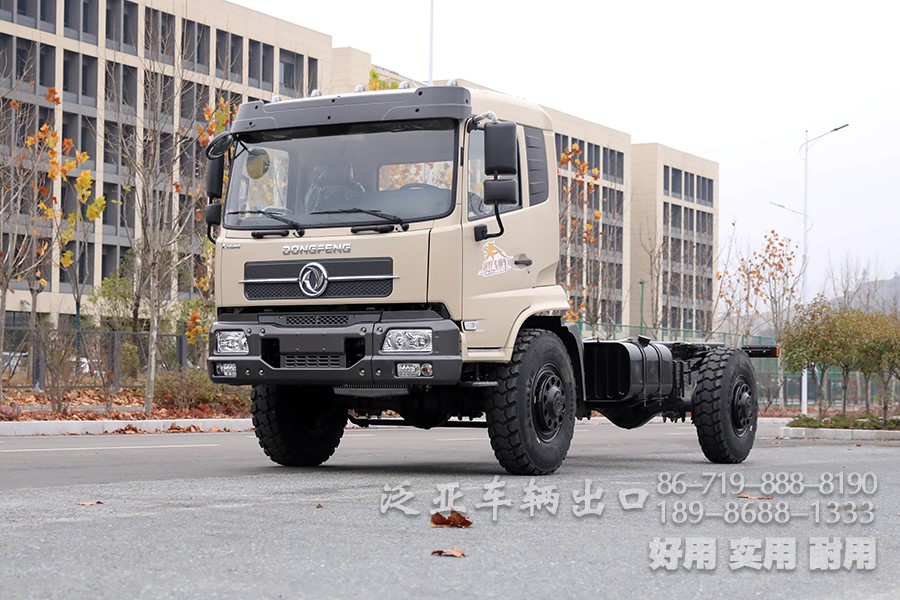东风4x4，东风四驱，东风大马力卡车，手动八档卡车，大马力底盘出口