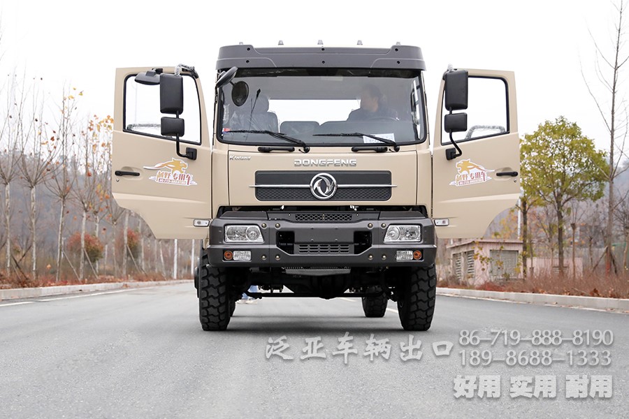 东风4x4，东风四驱，东风大马力卡车，手动八档卡车，大马力底盘出口