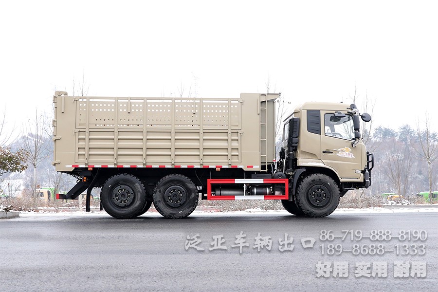 东风六驱。东风6x6，东风大马力越野卡车，天锦驾驶室卡车、210马力卡车