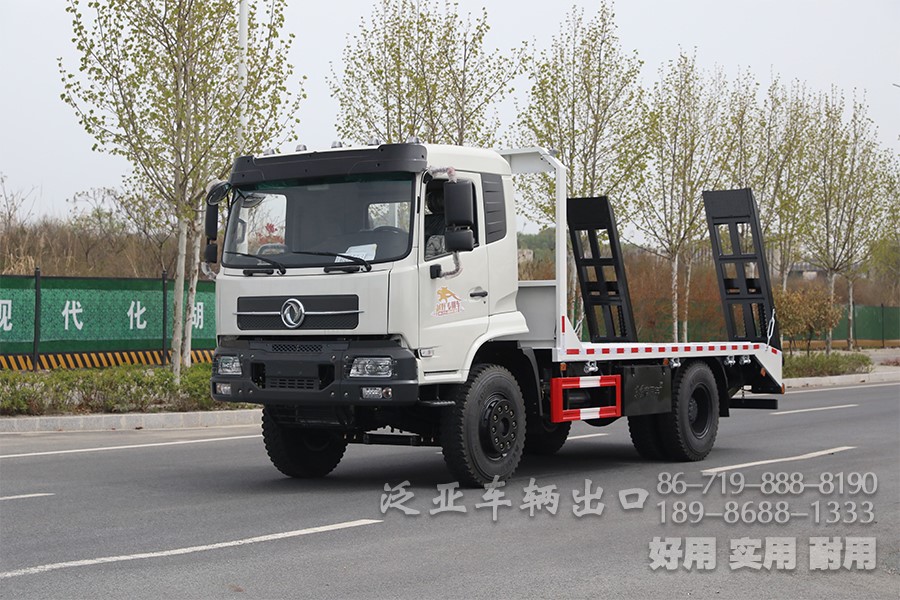 东风4*2挖机板，挖掘机运输车，挖机托运平板车